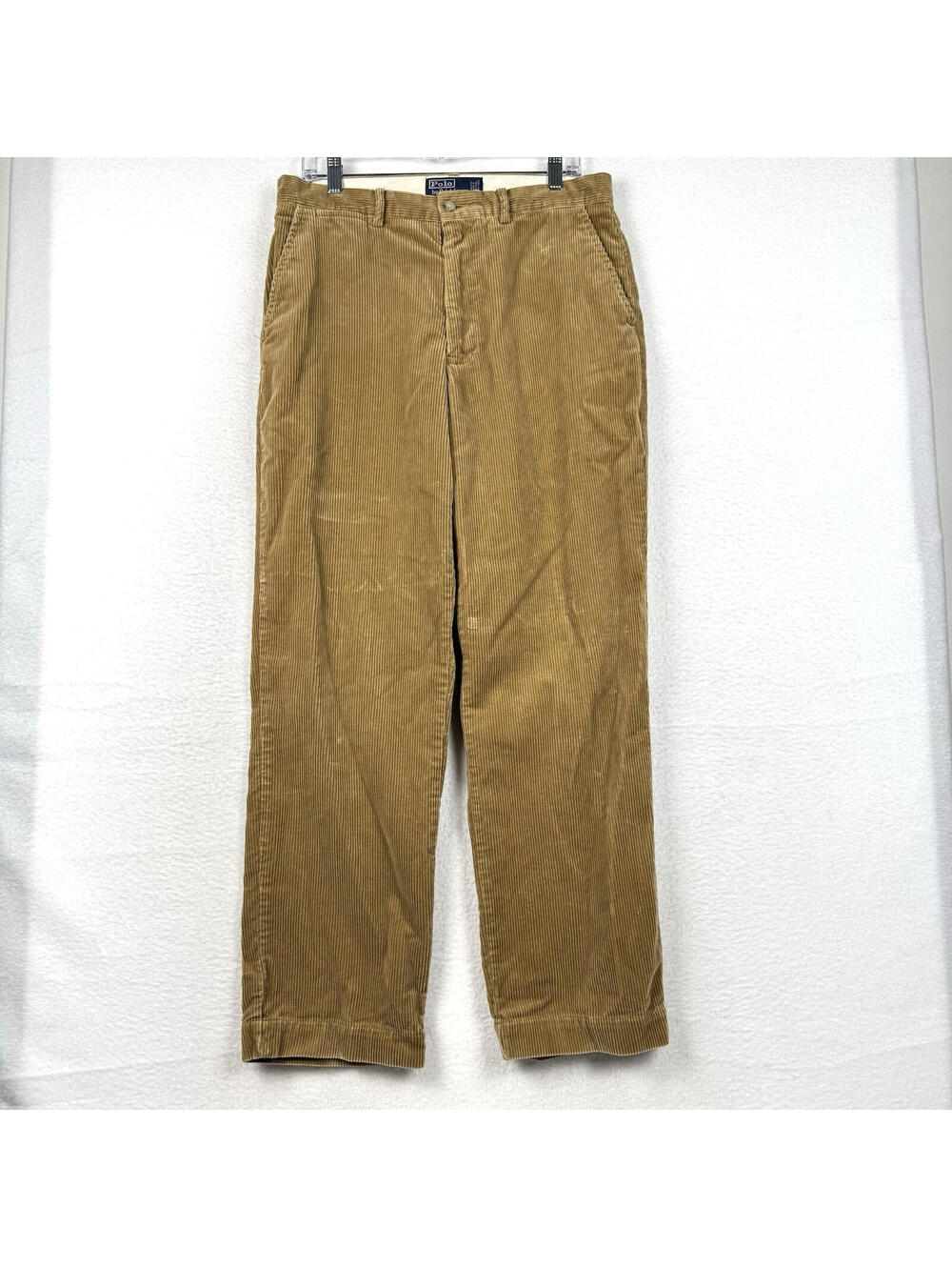 Vintage Polo Ralph Lauren Mens 33x30 Corduroy Brown Relaxed Straight Leg Pants